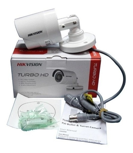Camara Hikvision Cctv 720p 1mp Bullet Infrarroja Color Exterior Seguridad Gran Angular