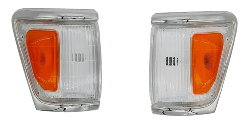 Juego De Faros Giro Hilux 1994-2001 2.8 4x4  Cromado Taiwan