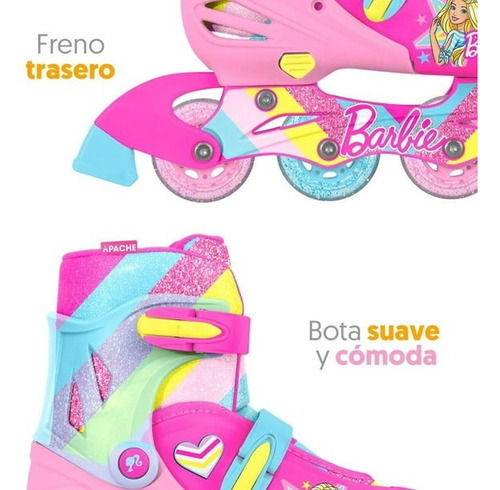 Patines Barbie Patines En Línea Barbie Skates Apache Pro