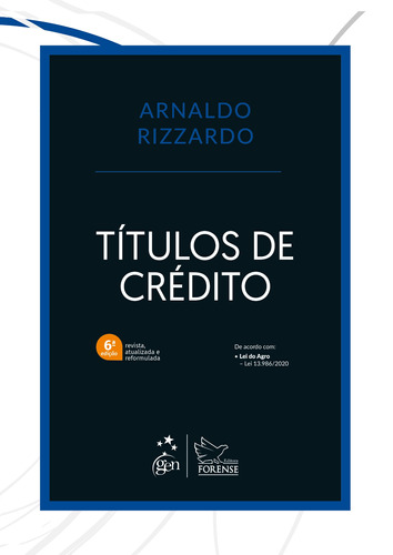 Títulos de crédito, de Rizzardo, Arnaldo. Editora Forense Ltda., capa mole em português, 2020