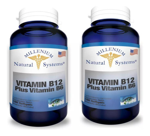 X2 Vitamina B12 Plus Vitamina B6 X - Unidad a $491