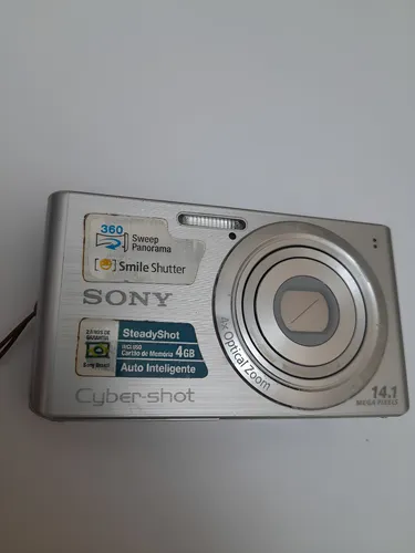 Câmera Digital Sony Cyber-shot Dsc-w610 - Com Defeito Prata
