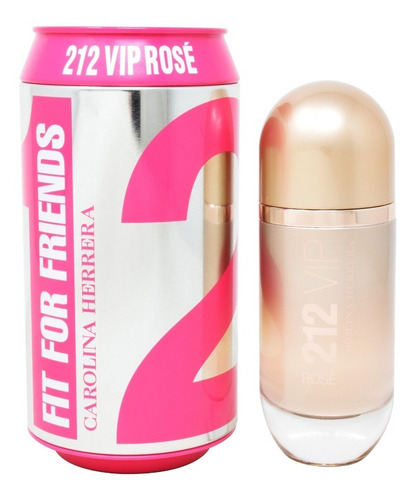 212 Vip Rose Fit For Friends 80ml Edp Spray De Carolina Herr