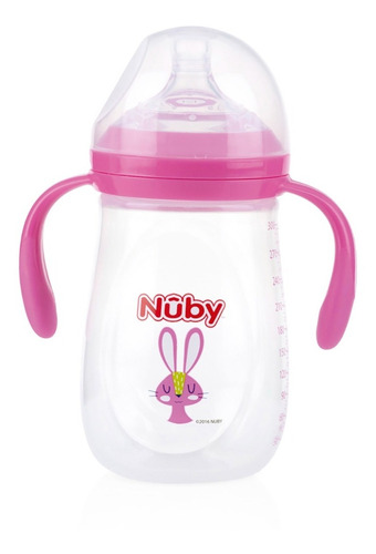 Biberon Nuby Decorado Con Asas 11oz