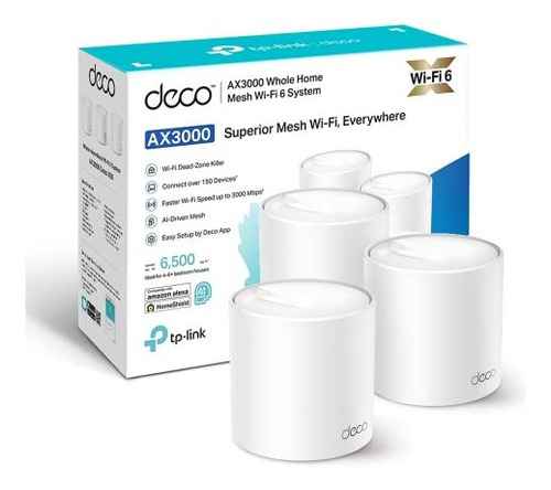 Deco X50 Tp-link Sistema Mesh Wifi 6 Ax300 Dual Band 3 Pack