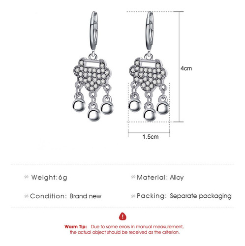 Pendientes De Viento Chinos T Fashion Eardrop For Mujer Tem