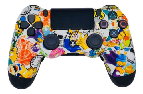 Controle Stelf Ps4 Grip Simpsons Casual Controle Sem Paddles