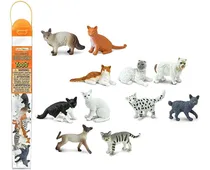 Comprar Figura Safari Gatos Domesticos Tubo Gatito Siames Niños Ax ®