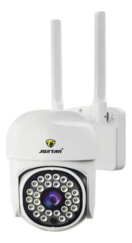 Camera Segurança Wifi 360 Graus Prova D'água Jortan C/alarme Cor Branco