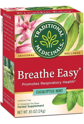 Té Orgánico Respira Fácil Breathe Easy 24g 16 Bolsas Se