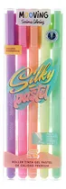 Comprar Lapiceras Roller Mooving Gel Silky Pastel X5