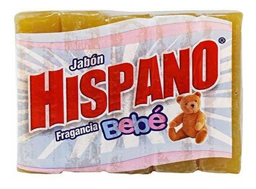 Hispano Jabón Fragancia Bebé Pack 5 Bar 160 Gr.