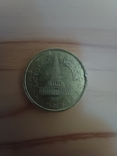 Moeda 10 Cent Euro ( Katedrala Svobode ) Eslovênia