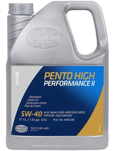 Pentosin 8042206 Pento High Performance Ii 5w-40 Synthetic M