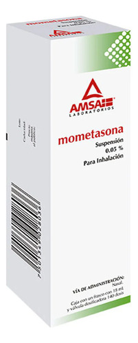 Mometasona Inhalación Nasal 0.05% 18 Ml Suspensión 140 Dosis