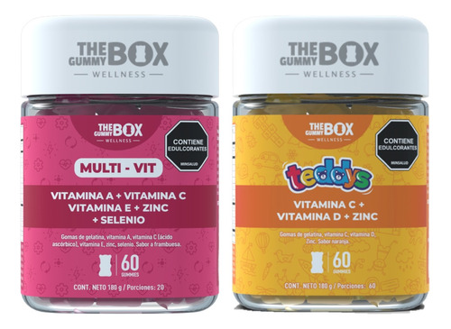 The Gummy Box Multi Vitaminas Y Niños Active Immunity Zinc