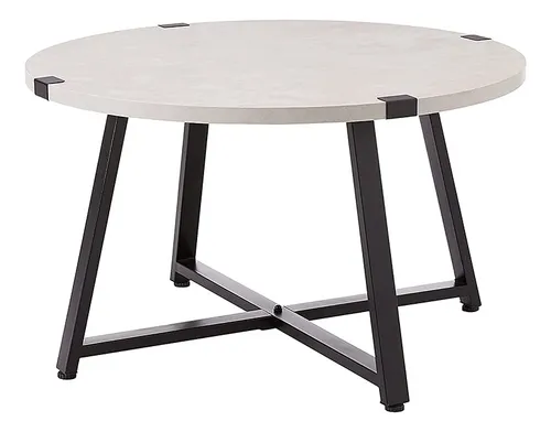 comprar Azl1 Life Concept Mesa De Centro Redonda De Metal Rústico .
