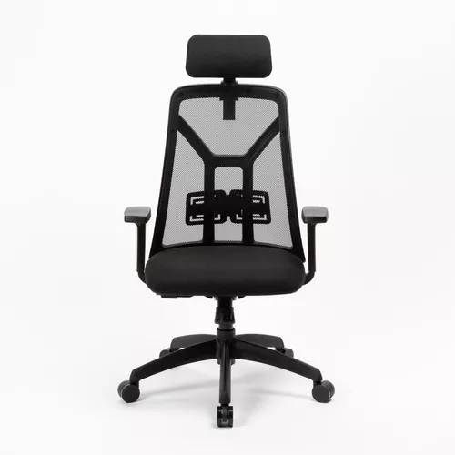 Silla Oficina Ergonomica Con Apoya Cabeza Altura Regulable