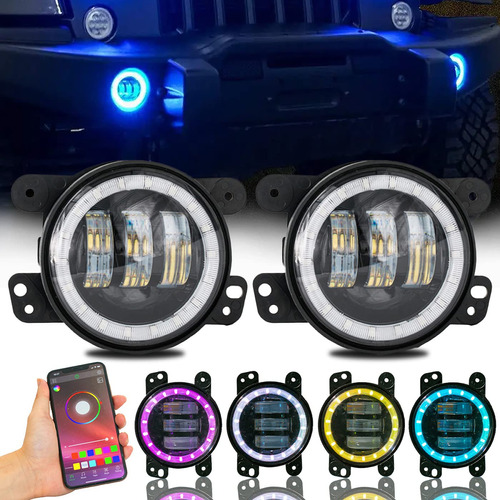 Deal Auto Electric Parts Kit Rgb Controlado Bluetooth 2 X 4