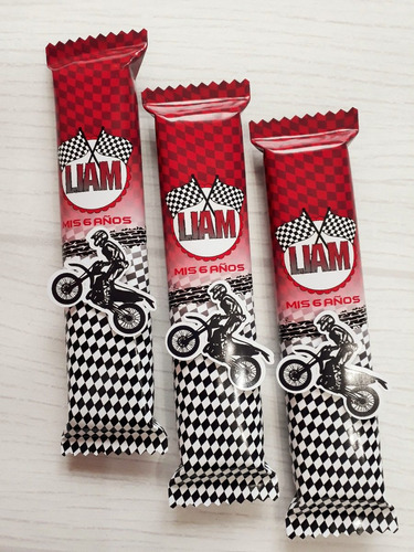 Candy Bar - Golosinas Personalizadas - Moto Cross