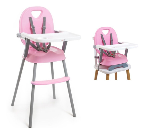 Silla Comer Bebe 3 En 1 Booster De Mesa Alta  Baja Love 660