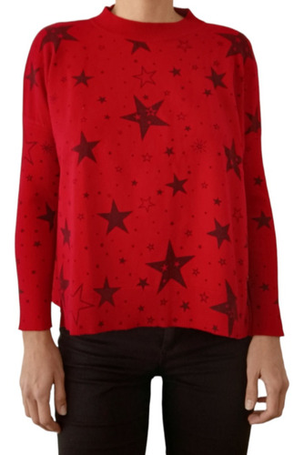 Wanama - Sweater Grays- Rojo Talle:único Nuevo