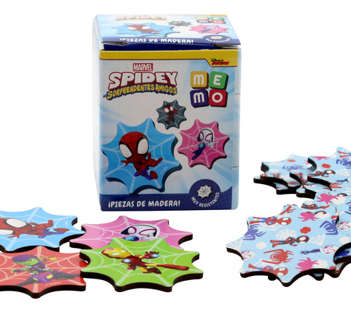 Combo Juegos Memoria Me Mo Disney Princesas Spidey Mickey