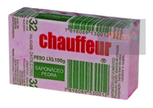 Kit 100 Sabão Mecânico Saponáceo 100g Chauffeur Em Barra