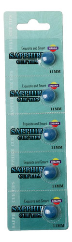 5pcs 10mm De Material Cuero Pegamento De Billar Consejos