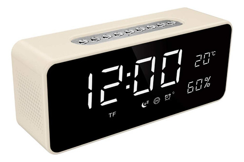 Reloj Despertador Con Radio Fm Con Led Grande Regulable De 8