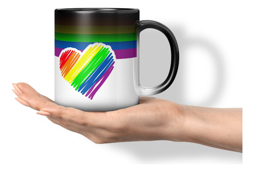 Taza Magica Cambia Color Lgtb Pride 2 - 11 Onzas