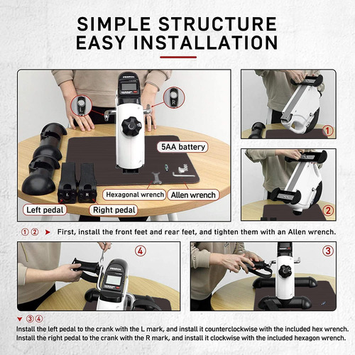 Bicicleta Estática Mini Para Ejercicio En Casa