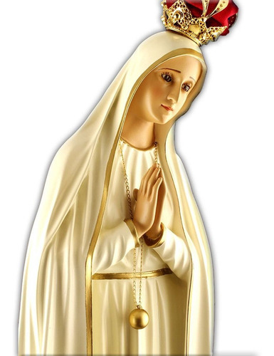 Imagem 3 de 5 de Imagem De Nossa Senhora De Fátima - 70cm Em Resina