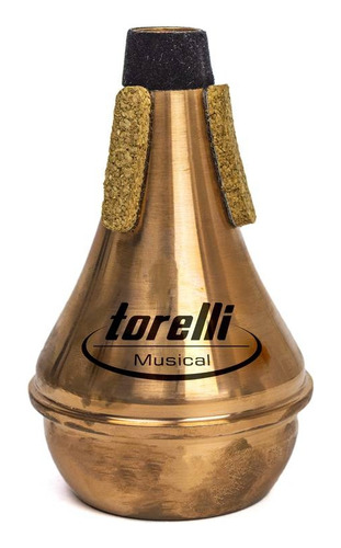 Surdina Para Trompete Straight Mute - Cobre Torelli Ta 134