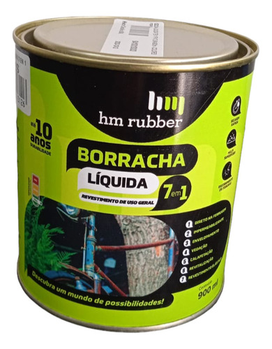 Goma Liquida 7 En 1 Pintura 900ml Gris- Héctor Cardelino