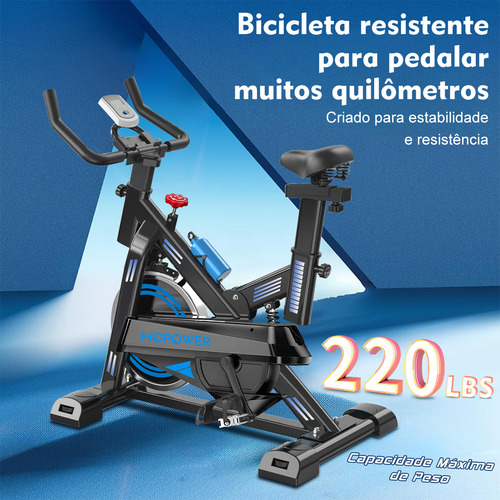 Bicicleta Ergométrica Cor Azul Mopower