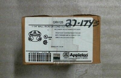 Appleton Grx125 1-1/4  Gr-gua Series Mall Iron Conduit O Vvm