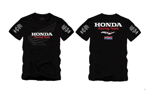 Remera Honda Racing Team Hrc Cbr  Rc211 - Algodón 100%