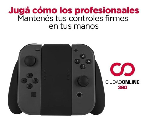 Imagen 2 de 9 de Accesorio Grip Para Joy Con Nintendo Switch Handgrip