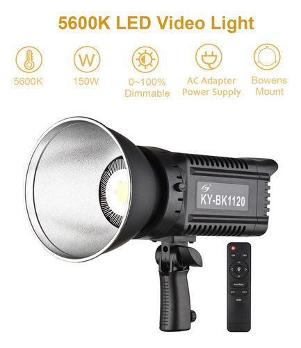 Luz De Video Led De 150w 5600k Para Estudio De Video