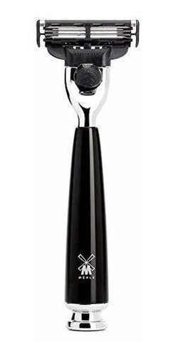 Imagen 3 de 4 de Mühle Rytmo Black 4-piece Pure Badger 3-blade Razor Modern L