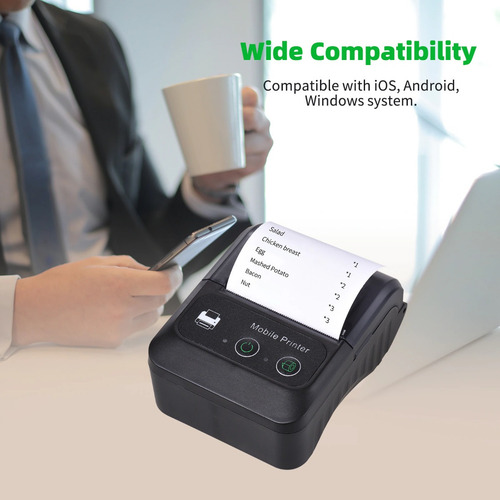Imagen 5 de 5 de Impresora Térmica Mini Portable Bluetooth Mod.bt58 Series*