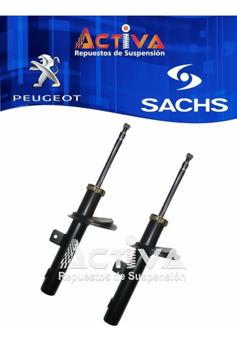 Kit 2 Amortiguadores Sachs Peugeot 206 207 Delantero