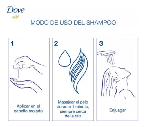 Shampoo Dove Nutricion Fusion De Oleos 200ml Pack X 2 Uni.
