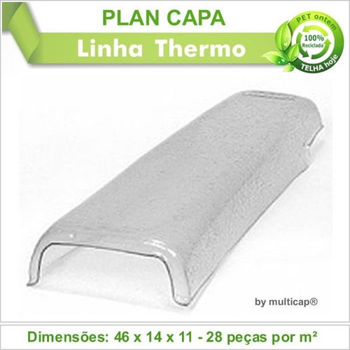 Telha Pet Plan Canal 191 Kit 18 Telha(s)