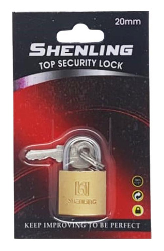 Cadeado Shenling 20mm - Segurança Para Seus Pertences