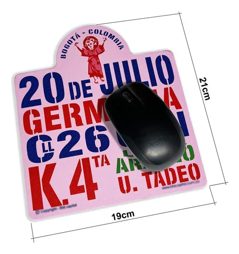 Mouse Pad Tablas De Bus Y Tapas De Medidor Bogotá