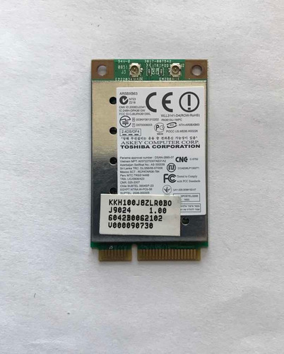 Tarjeta Inalámbrica Para Toshiba Satellite L305-sp6912r