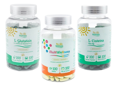 Pack Multivitaminico L-glutation L-cisteina Envio + Regalo!!