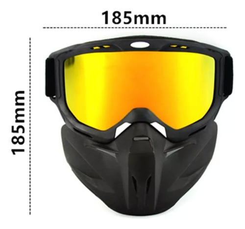 Gafas Completas De Motocross A Prueba De Polvo Desmontables